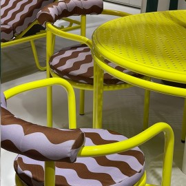 Boutique - Τραπεζάκι Αλουμινίου The Holy Moly Κίτρινο