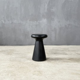 Boutique - Βοηθητικό Τραπεζάκι Shitake 23 Glazed Charcoal