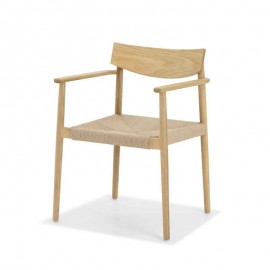 Boutique - Καρέκλα Με Μπράτσα Inverse Natural/Cord Boutique - Καρέκλα Με Μπράτσα Inverse Natural/Cord