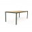 Boutique - Τραπέζι Αλουμινίου Με Ξύλο Teak The Armona