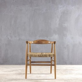 Boutique - Πολυθρόνα Straw Teak