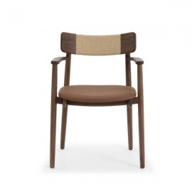 Boutique - Καρέκλα Με Μπράτσα Connect Walnut