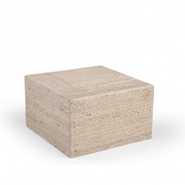 Boutique - Βοηθητικό Τραπεζάκι Travertine 60cm