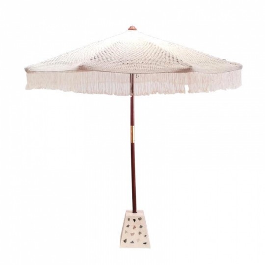 Boutique - Balinese Art Ομπρέλα Teak/Bamboo Macrame 250