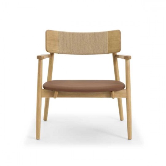 Boutique - Πολυθρόνα Με Μπράτσα Connect Lounge Oak Boutique - Πολυθρόνα Με Μπράτσα Connect Lounge Oak