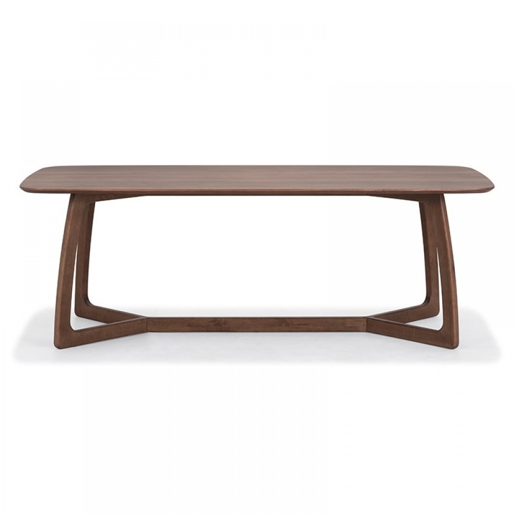 Boutique - Τραπεζαρία Malibu Oak Walnut 200cm