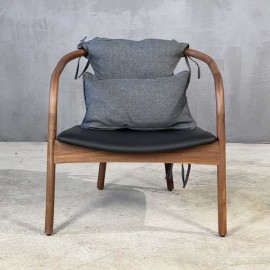 Boutique - Πολυθρόνα Με Μαξιλάρια Tokyo Walnut