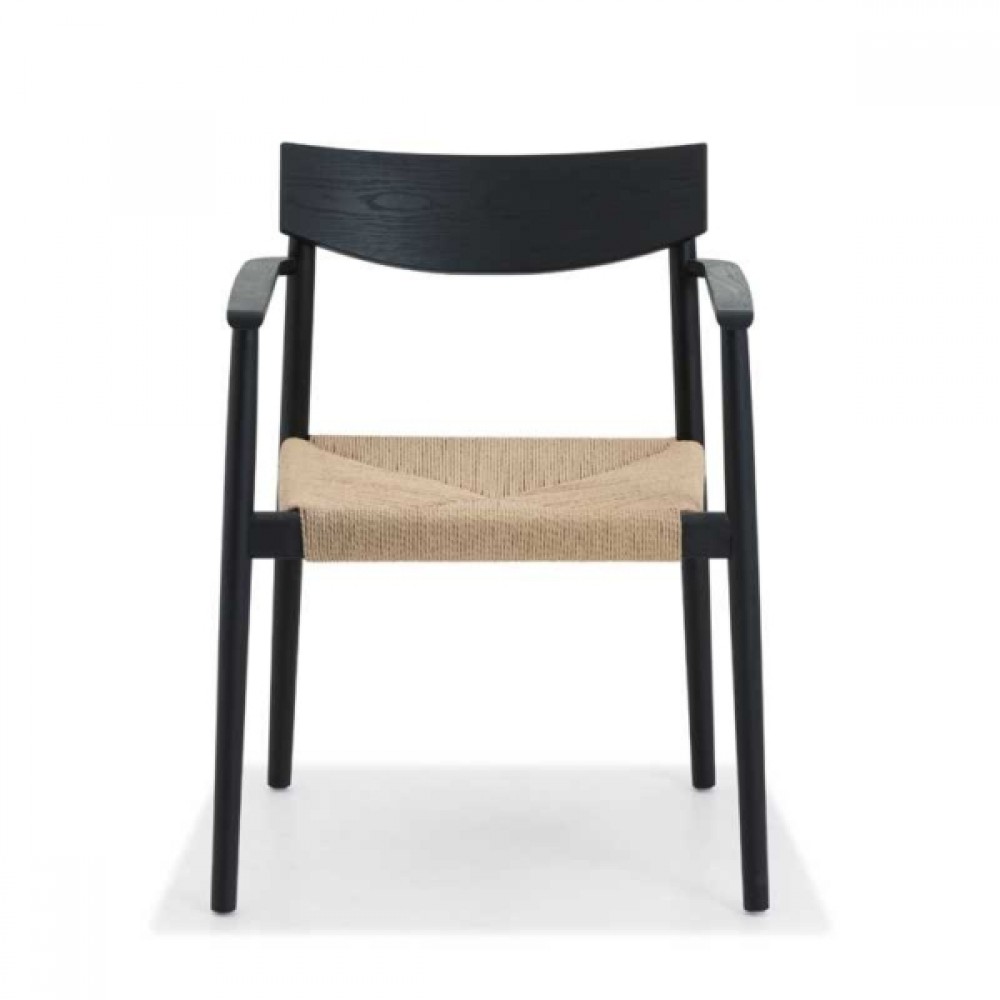 Boutique - Καρέκλα Με Μπράτσα Inverse Black/Cord Boutique - Καρέκλα Με Μπράτσα Inverse Black/Cord