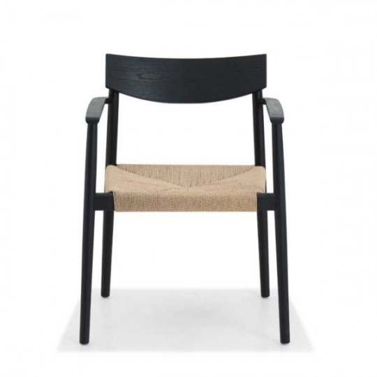 Boutique - Καρέκλα Με Μπράτσα Inverse Black/Cord Boutique - Καρέκλα Με Μπράτσα Inverse Black/Cord