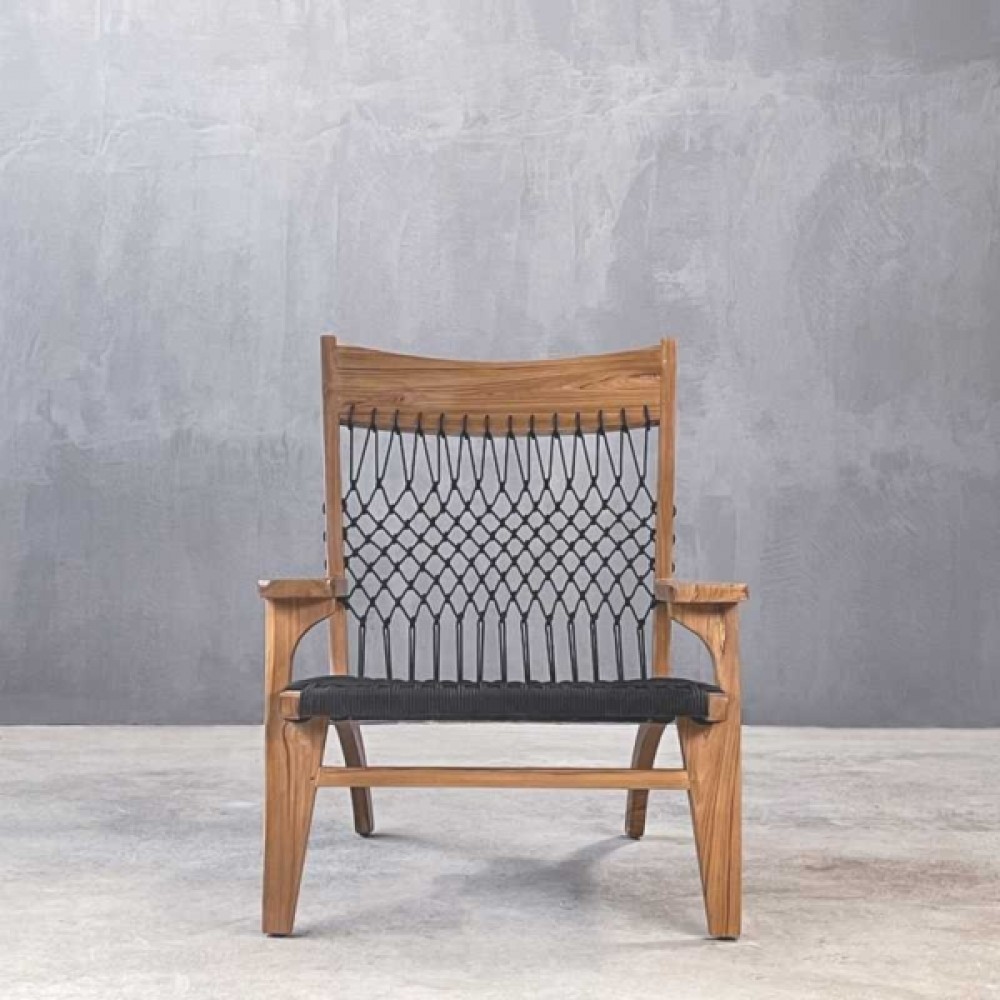 Boutique - Πολυθρόνα Rosa Black Rope Boutique - Πολυθρόνα Rosa Black Rope