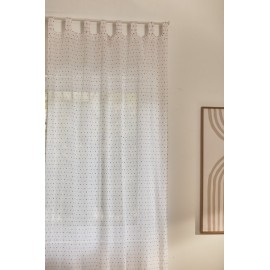 Calma House - Έτοιμη Κουρτίνα Plumeti Multicolour 140x280cm