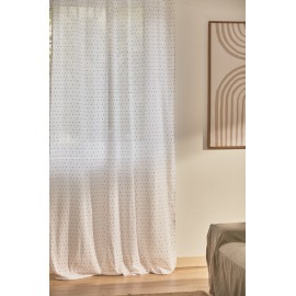 Calma House - Έτοιμη Κουρτίνα Plumeti Multicolour 140x280cm
