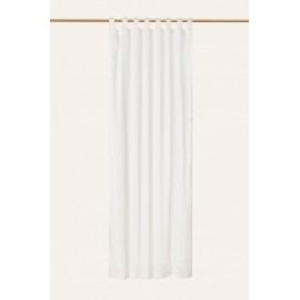 Calma House - Έτοιμη Κουρτίνα Plumeti White 140x280cm