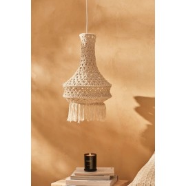 Calma House - Πλεκτό Αμπαζούρ Pleko Ecru 30x50cm