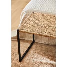 Calma House - Χειροποίητο Παγκάκι Braid Natural 45x120cm