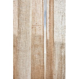 Calma House - Έτοιμη Κουρτίνα 140x280cm Knit Lucas Beige