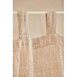 Calma House - Έτοιμη Κουρτίνα 140x280cm Knit Lucas Beige