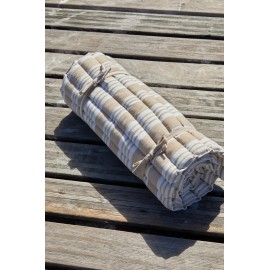 Calma House - Στρωματάκι Για Ξαπλώστρα/Παραλία Malgrat Beige 60x175cm