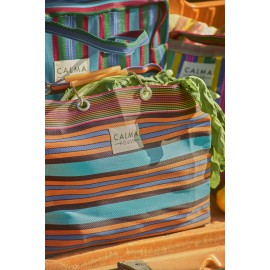 Calma House - Τσάντα Θαλάσσης Με Μεταλλικά Χερούλια Berlin Orange