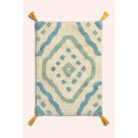 Calma House - Βαμβακερό Πατάκι Μπάνιου Turk Turquoise 50x70cm