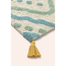 Calma House - Βαμβακερό Πατάκι Μπάνιου Turk Turquoise 50x70cm