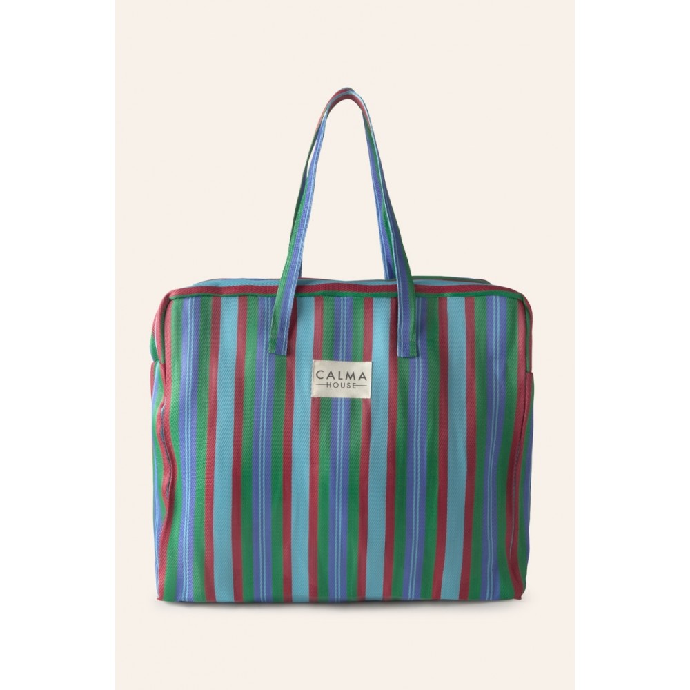 Calma House - Τσάντα Με Φερμουάρ Berlin Large Blue