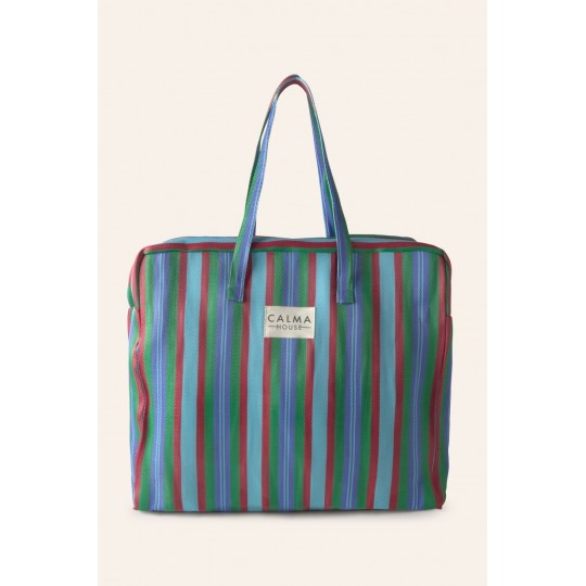 Calma House - Τσάντα Με Φερμουάρ Berlin Large Blue