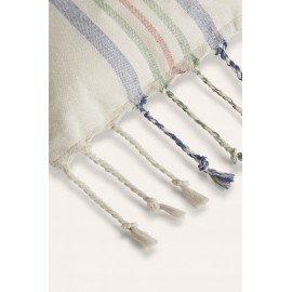 Calma House - Σετ Πετσέτα Θαλάσσης/Παρεό Με Μαξιλάρι Παραλίας Pineda Beige