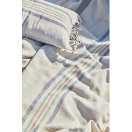 Calma House - Σετ Πετσέτα Θαλάσσης/Παρεό Με Μαξιλάρι Παραλίας Pineda Beige