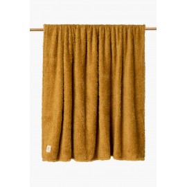 Calma House - Μαλακό Κουβερτάκι Tedy Mustard 120x180cm