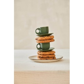 Calma House - Σετ 2 Κεραμικά Φλιτζανάκια Matcha Green