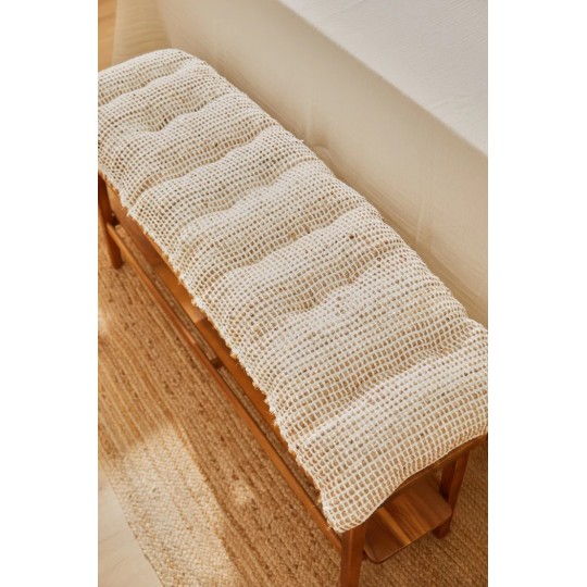 Calma House - Μαξιλάρι Για Παγκάκι 40x120x4cm West Ecru