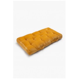 Calma House - Μαξιλάρι Δαπέδου Velur Mustard 120x60x13cm