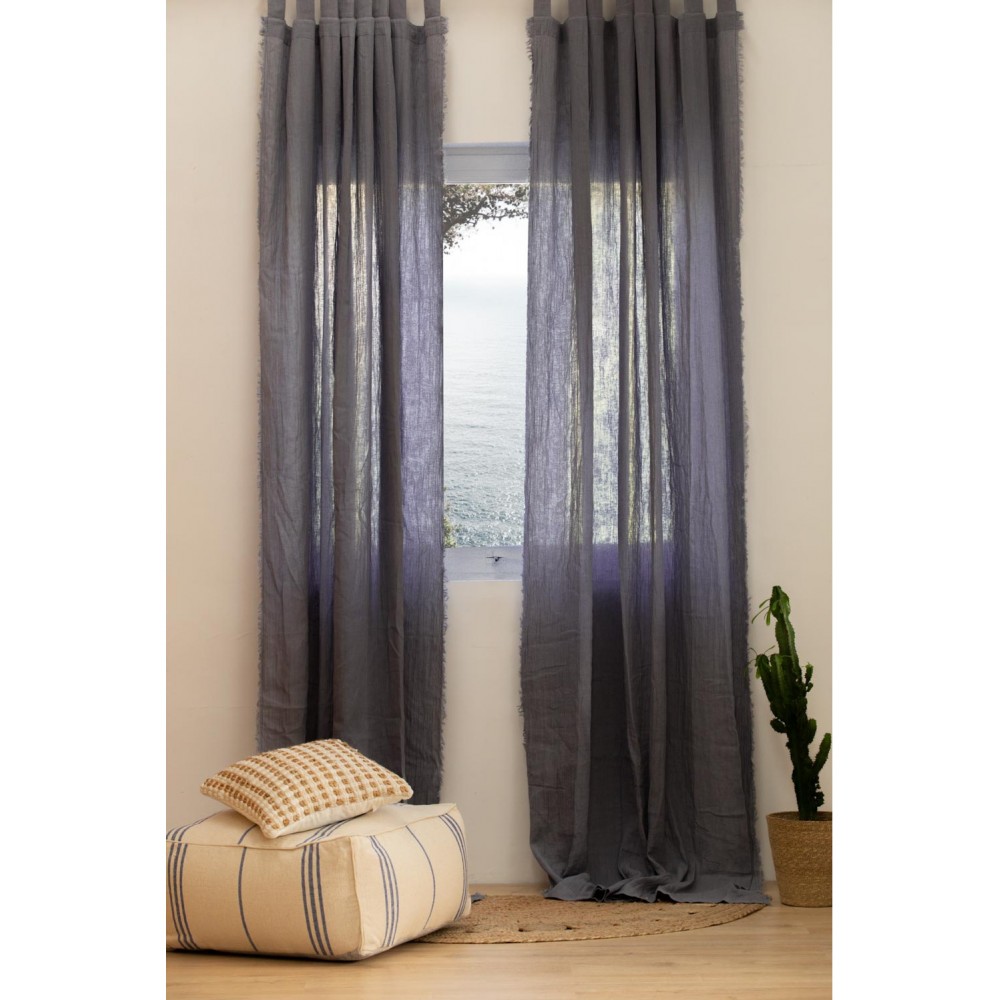 Calma House - Έτοιμη Κουρτίνα Fray Blue 140x280cm