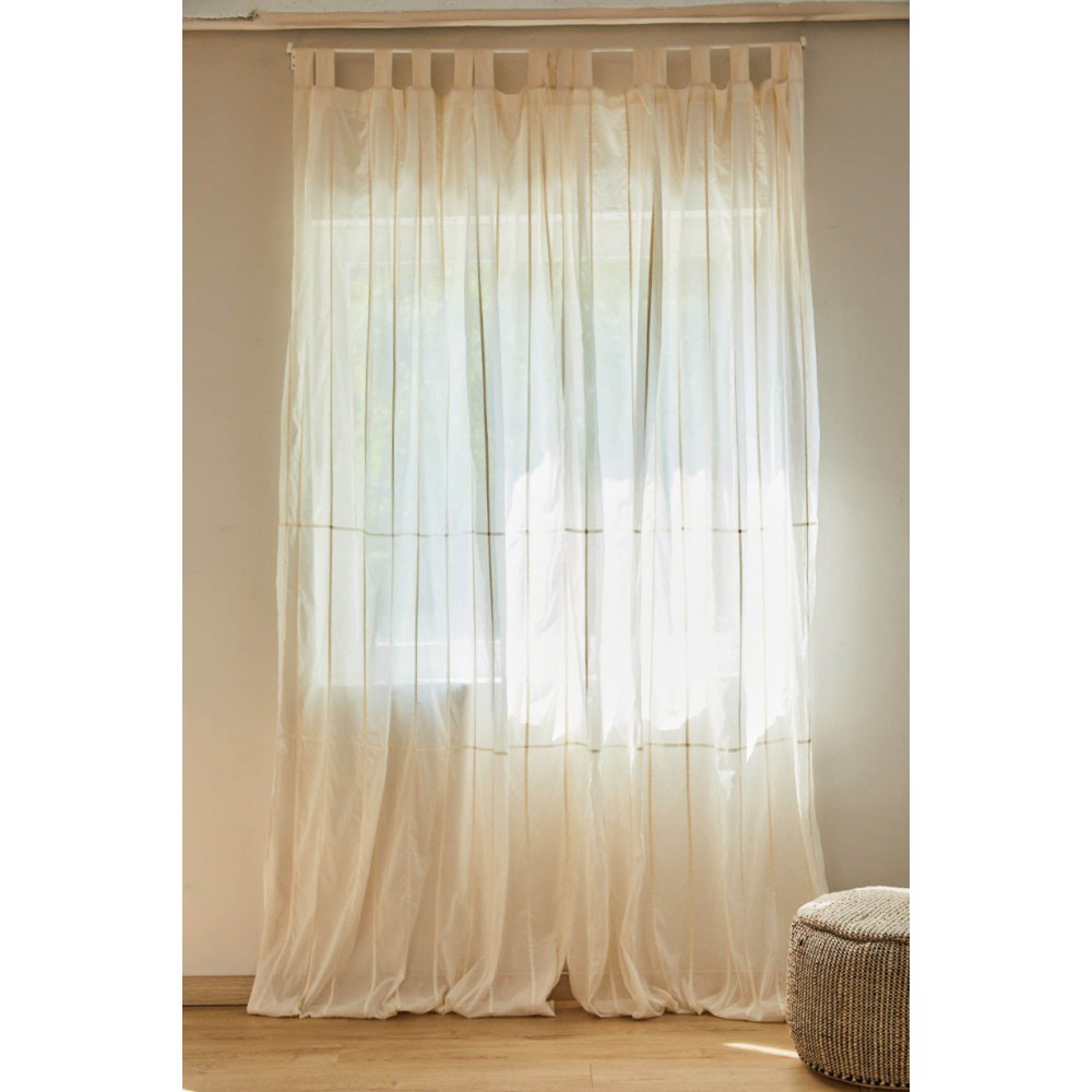 Calma House - Έτοιμη Κουρτίνα Roma Ecru 140x280cm 