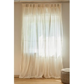 Calma House - Έτοιμη Κουρτίνα Roma Ecru 140x280cm