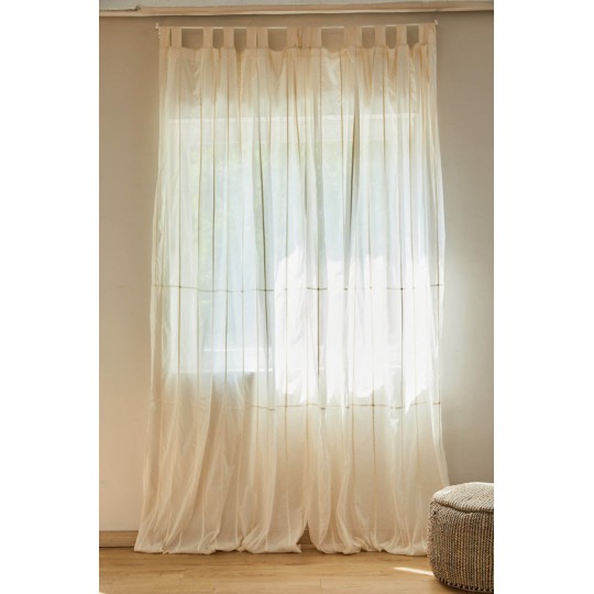 Calma House - Έτοιμη Κουρτίνα Roma Ecru 140x280cm 