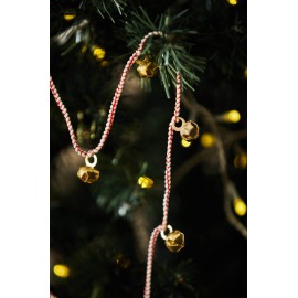 Calma House - Χριστουγεννιάτικη Γιρλάντα Jingle Bell Candy Red