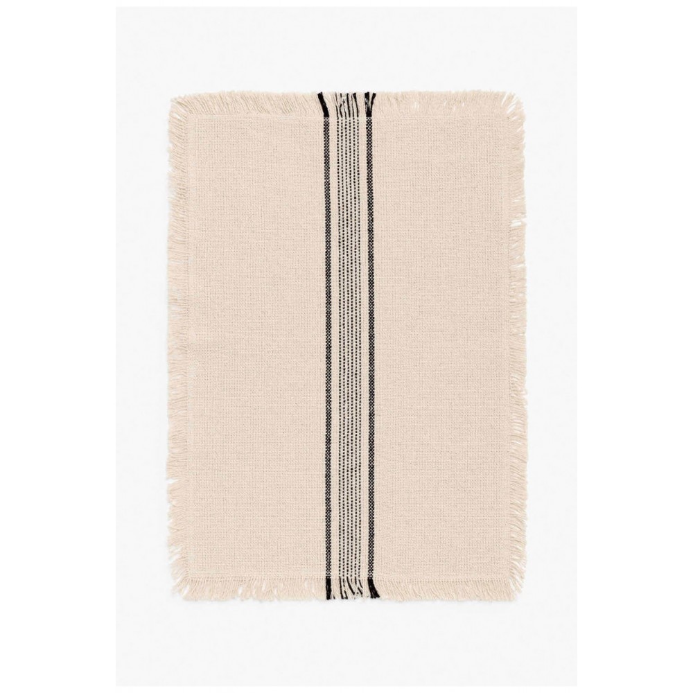 Calma House - Βαμβακερό Σουπλά Capri Black 35x50cm