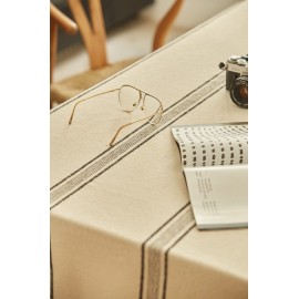 Calma House - Τραπεζομάντηλο Capri Black 160x160cm