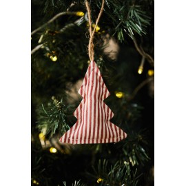 Calma House - Υφασμάτινο Στολίδι Δεντράκι Candy Red