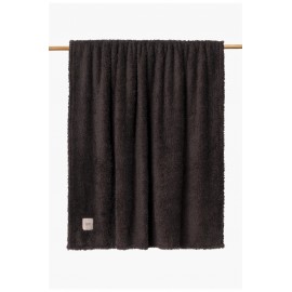 Calma House - Μαλακό Κουβερτάκι Tedy Black 120x180cm