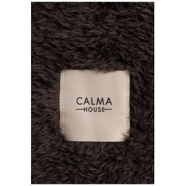 Calma House - Μαλακό Κουβερτάκι Tedy Black 120x180cm