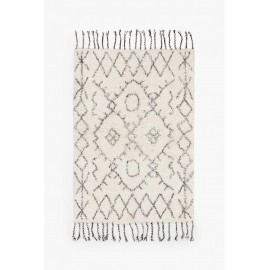 Calma House - Βαμβακερό Χαλί Turco White 150x200cm