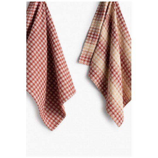 Calma House - Πετσέτες Κουζίνας Σετ 2 Ibiza Land Tone 50x70cm 