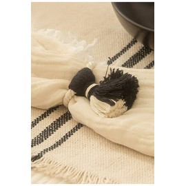 Calma House - Σετ 4 Κρίκοι Για Πετσέτες Κουζίνας Sami Black