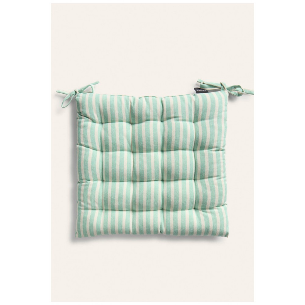 Calma House - Τετράγωνο Μαξιλάρι Καρέκλας Praia Turquoise 40x40cm