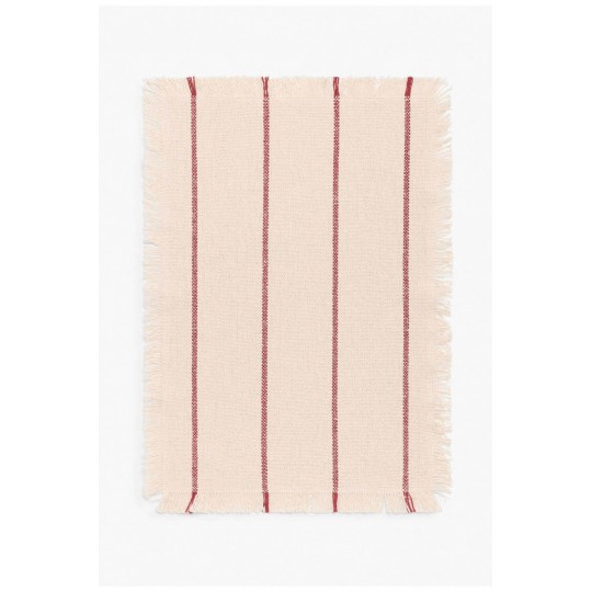 Calma House - Βαμβακερό Σουπλά Ploma Red 35x50cm