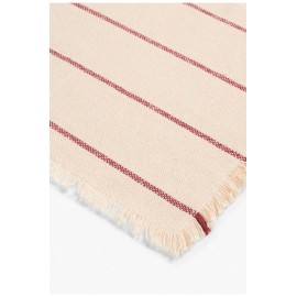 Calma House - Βαμβακερό Σουπλά Ploma Red 35x50cm