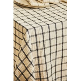 Calma House - Τραπεζομάντηλο Piazze Ecru 160x160cm